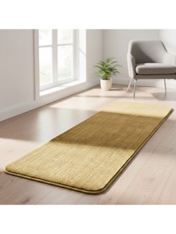 Saral Home - Gold Polypropylene Anti Skid Runner-60X200 Cm