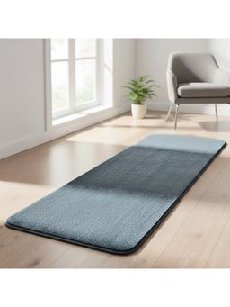 Saral Home - Turquoise Polypropylene Anti Skid Runner-60X300 Cm