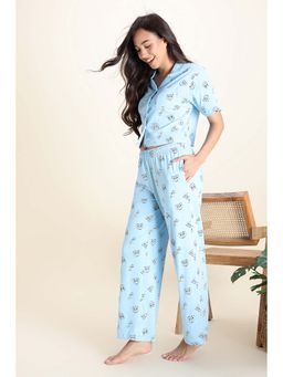 Zivame - Sponge Bob Knit Cotton Nightsuit - Country Air