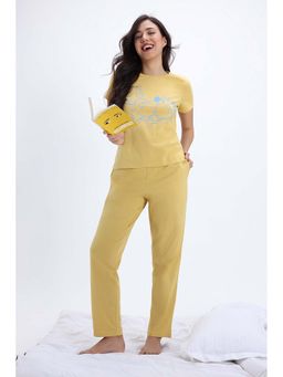Zivame - Knit Cotton Nightsuit - Pampas