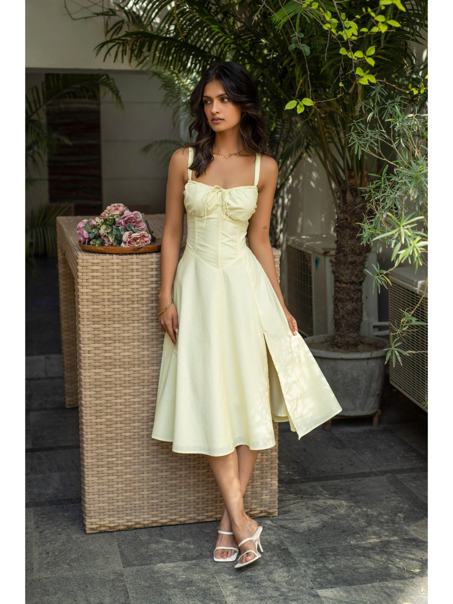 Buy Stylish Plain Yellow Dresses Collection At Best Prices Online