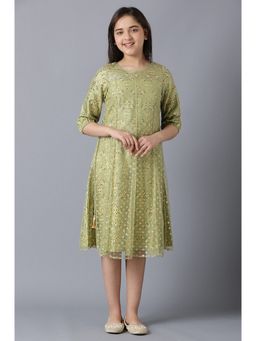 Aurelia - Green Girls Dress