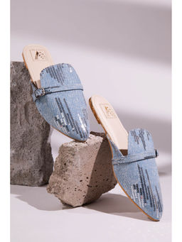 House of Vian - Jean Jazz Mules for Women