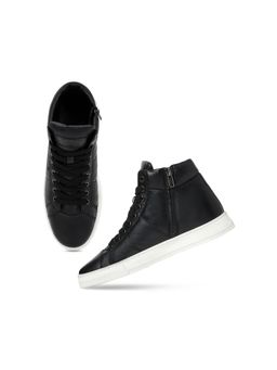 Saint G - Mens Black Handcrafted Sneakers