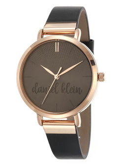 Daniel Klein - Analog Black Dial Women's Watch-DK.1.12492-6