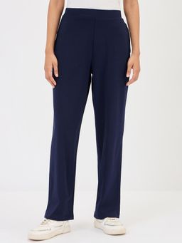 Femmella - Navy Blue Travel Pant