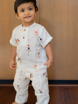DULAAR - Organic Muslin Printed Co-Ord Set