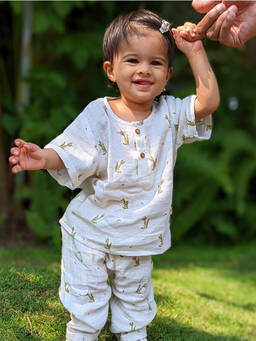 DULAAR - Organic Muslin Printed Co-Ord Set