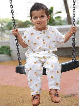 DULAAR - Organic Muslin Printed Co-Ord Set