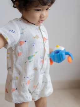 DULAAR - Organic Printed Romper