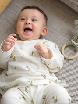 DULAAR - Organic Muslin Printed Kurta and Pyjama