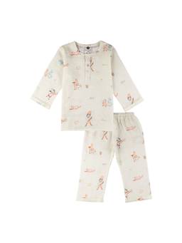 DULAAR - Organic Muslin Printed Kurta and Pyjama