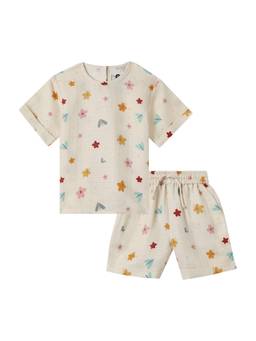 DULAAR - Organic Muslin Floral Print Co-Ord Set