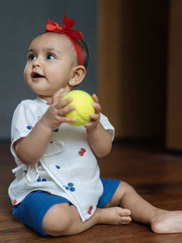 DULAAR - Organic Muslin Angrakha and Shorts