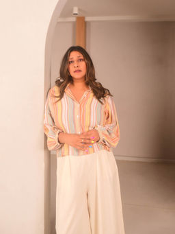 WHY SO BLUE - Kiki Multi-Color Shirt