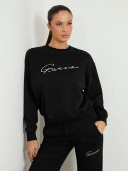 Guess - Black Solid Sweatshirt