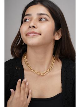 AARSEE OFFICIAL - 22Kt Gold-Plated Infinite Grace Chain Necklace