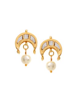 AARSEE OFFICIAL - Gold-Plated Crescent Moon Earrings