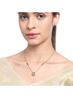 AARSEE OFFICIAL - 22Kt Gold Plated Polki Mangalsutra