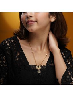 AARSEE OFFICIAL - 22Kt Gold-Plated Moonlit Polki Necklace