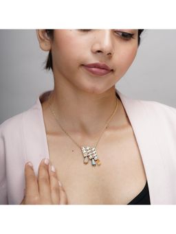 AARSEE OFFICIAL - 22Kt Gold-Plated Triad Gleam Necklace