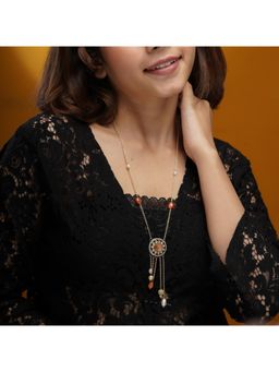 AARSEE OFFICIAL - 22Kt Gold-Plated Sun Rise Asymmetry Necklace