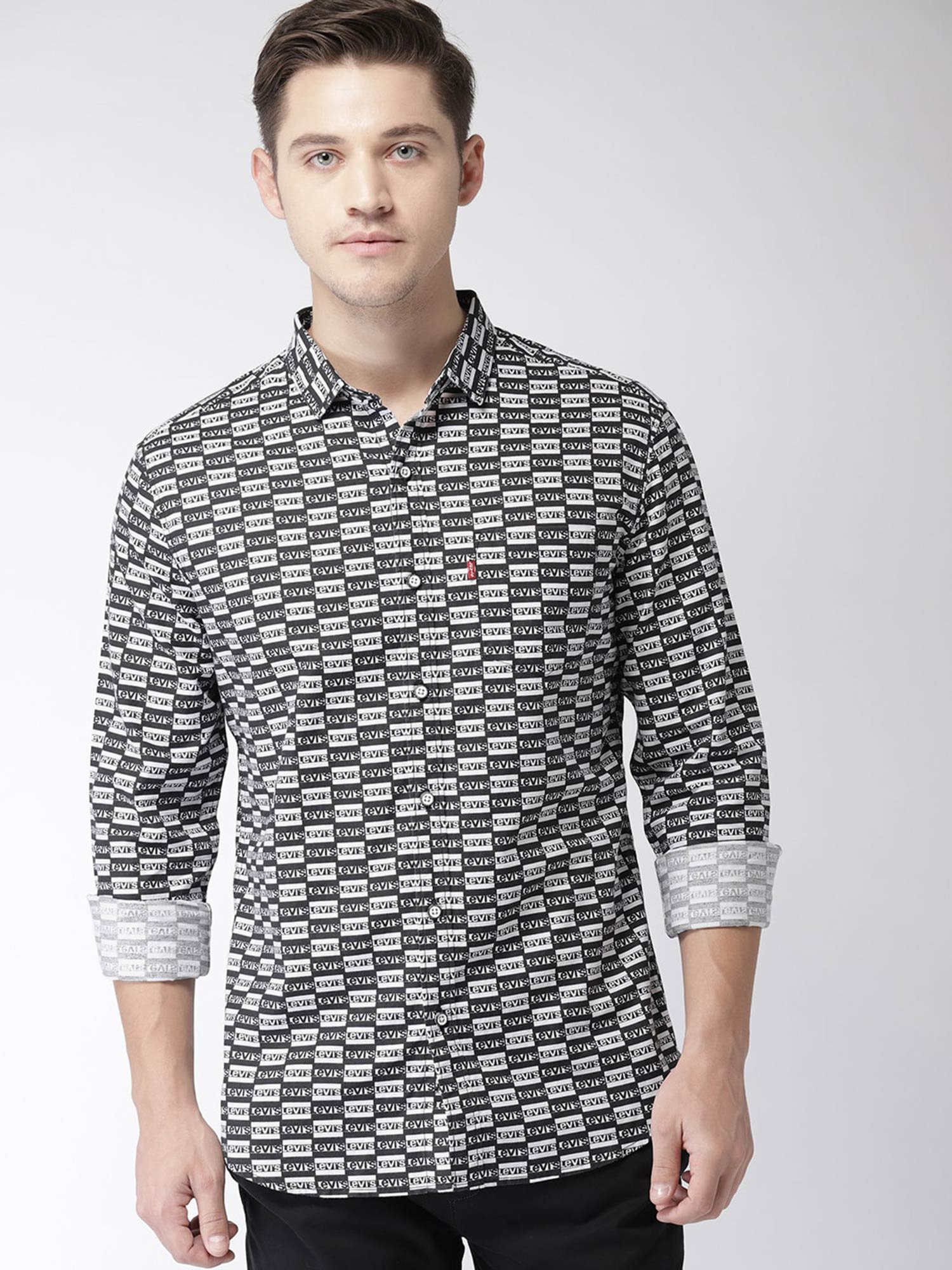 Buy Levi's Men Slim Fit Black Shirt 