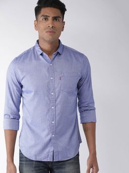 Levi's - Men Blue Slim Fit Casual Shirt