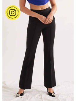 AMOSHI - Black Solid/Plain Zoe Pant