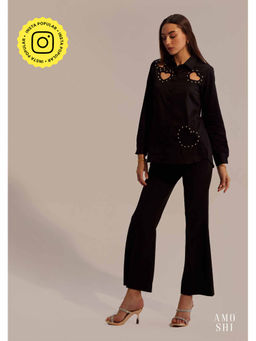 AMOSHI - Black Embellished/Sequined Amore Co-Ord (Set of 2)