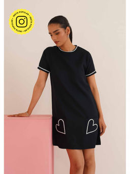 AMOSHI - Black Embellished/Sequined Amore Dress