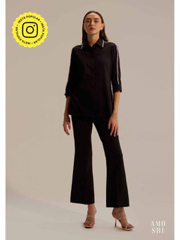 AMOSHI - Black Embellished/Sequined Lina Co-Ord (Set of 2)