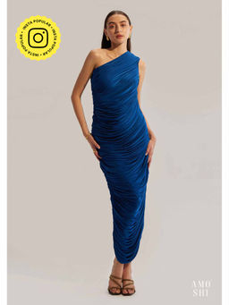 AMOSHI - Blue Pleated Luna Dress