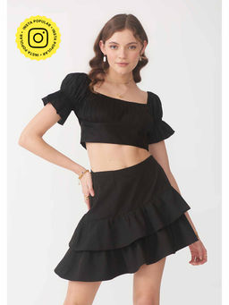 AMOSHI - Rafaella Mini Skirt - Black