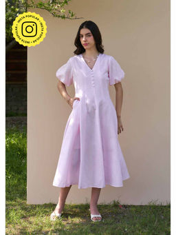 AMOSHI - Pia Midi Dress -Baby Pink