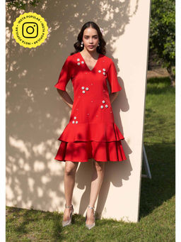 AMOSHI - Trinity Dress -Red