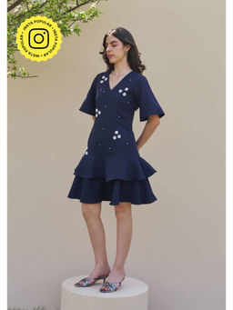 AMOSHI - Trinity Dress -Navy Blue