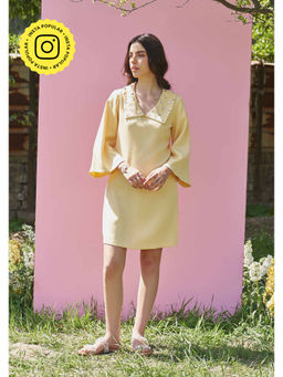 AMOSHI - Celeste Dress -Butter Yellow
