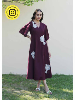 AMOSHI - Paige Midi Dress -Purple