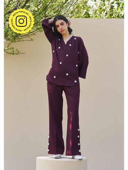 AMOSHI - Greta Co-Ord -Purple (Set of 2)