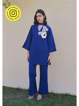 AMOSHI - Dahlia Top with Pant-Royal Blue (Set of 2)