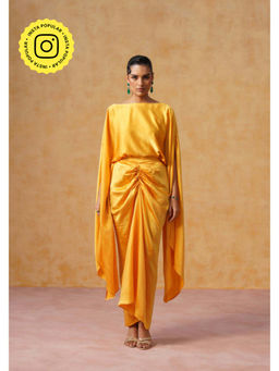 AMOSHI - Dira Skirt Co-Ord Set (Amber)