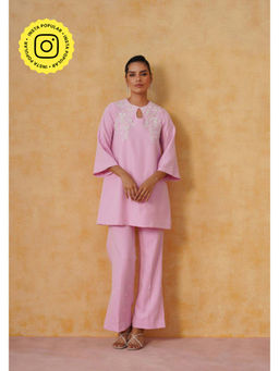 AMOSHI - Ziya Co-Ord Set (Baby Pink)