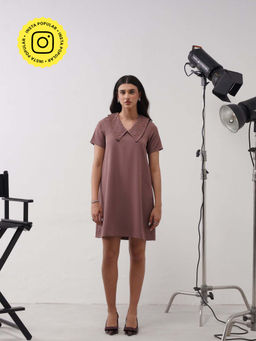 AMOSHI - Flap Brown Mini Dress