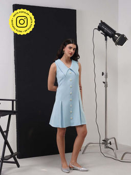 AMOSHI - Eva Blue Mini Dress