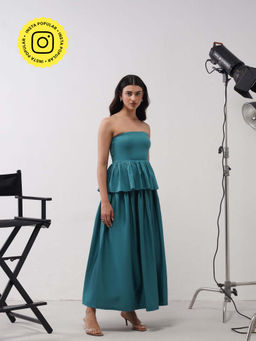 AMOSHI - Willow Teal Skirt Top and Skirt Set