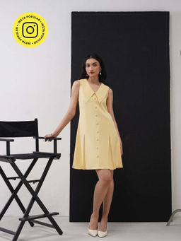 AMOSHI - Eva Mini Yellow Dress