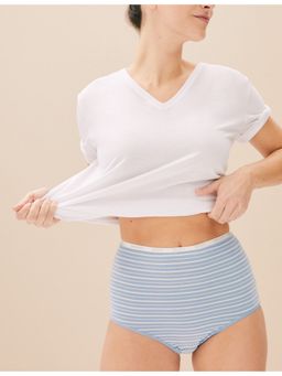 Marks & Spencer - Supima Cotton Rich Full Briefs - Multi-color (Pack of 4)