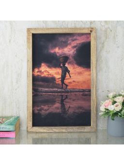 The Decor Mart - Man on the Beach Canvas Painting
