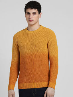 Jack & Jones - Men Ombre Yellow Sweater